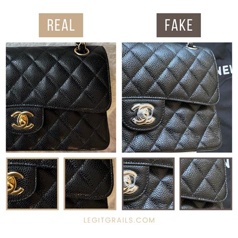 chanel caviar fake vs real|How to Spot a Fake Chanel Bag: 6 Ways to Tell The Difference.